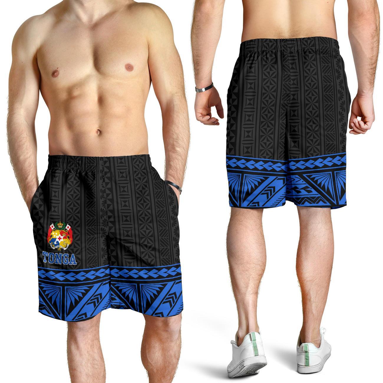 Tonga Rising Men Short (Blue) - Vibe Hoodie Shop