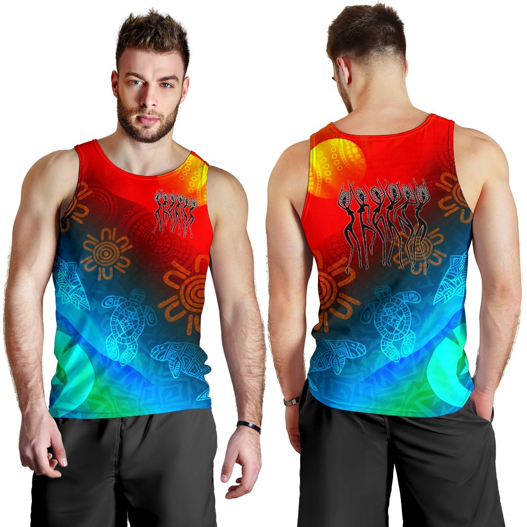 NAIDOC Men's Tank Top - Proud To Be - Vibe Hoodie Shop