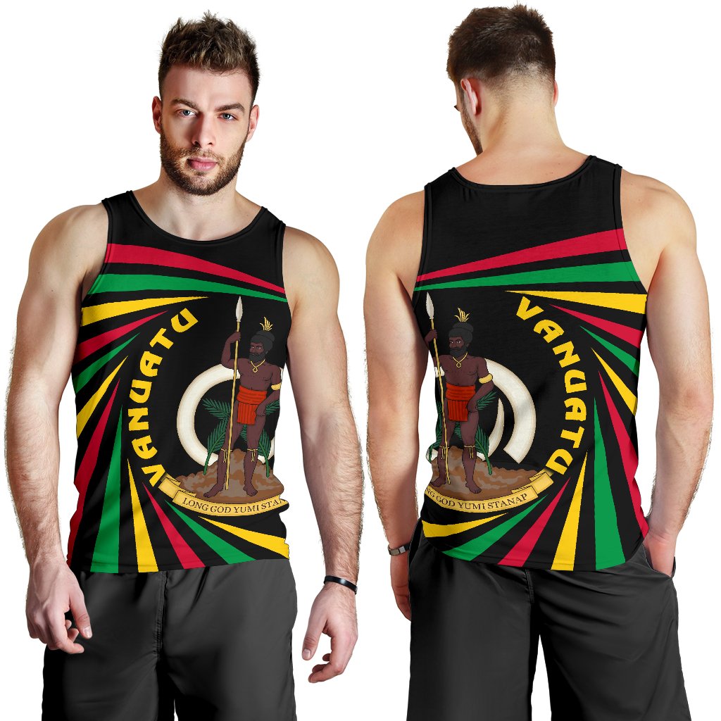 Vanuatu Rugby Men Tank Top Creative Style - Vibe Hoodie Shop