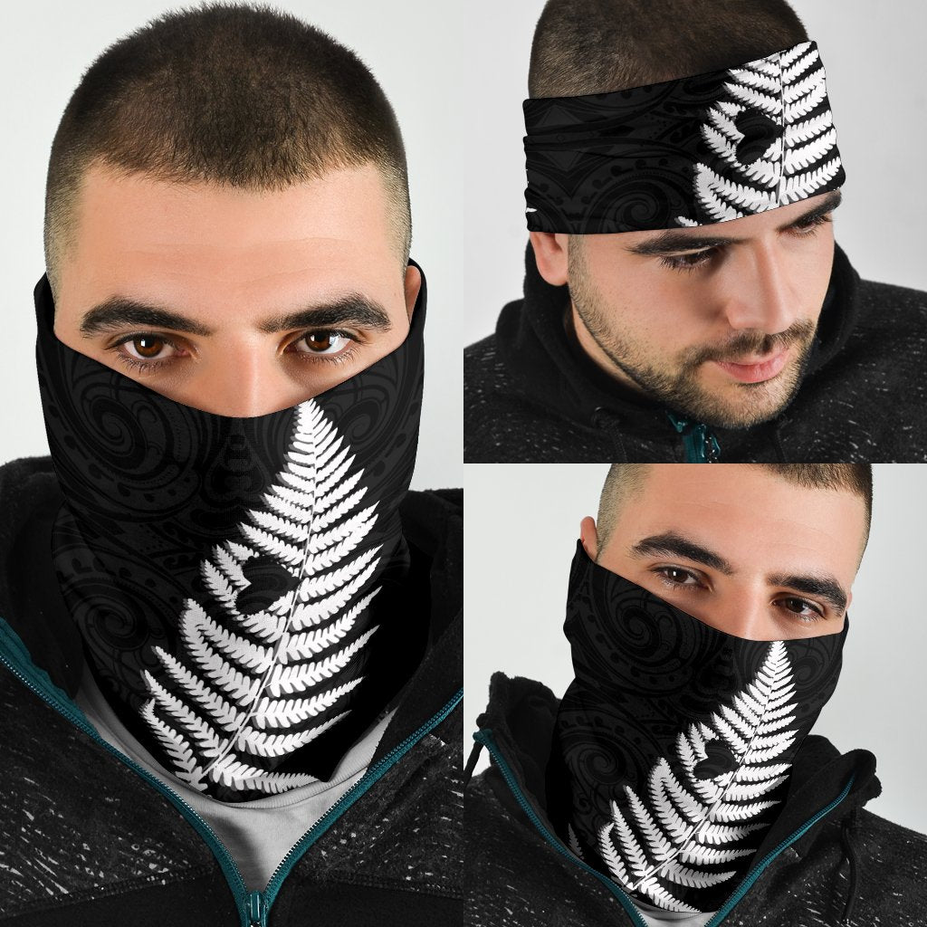 New Zealand Silver Fern Bandana, Maori Bandana - Vibe Hoodie Shop