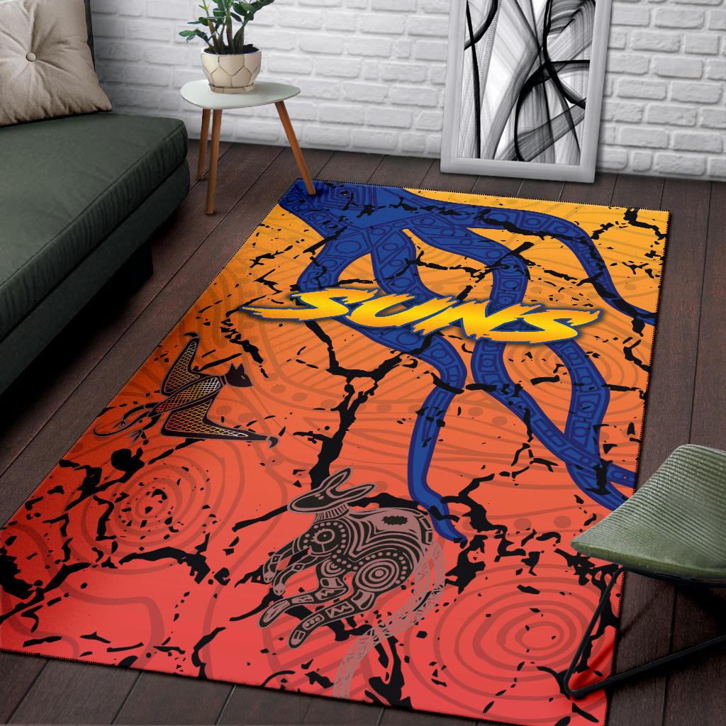 Gold Coast Zip Area Rug Suns Origin Indigenous - Vibe Hoodie Shop