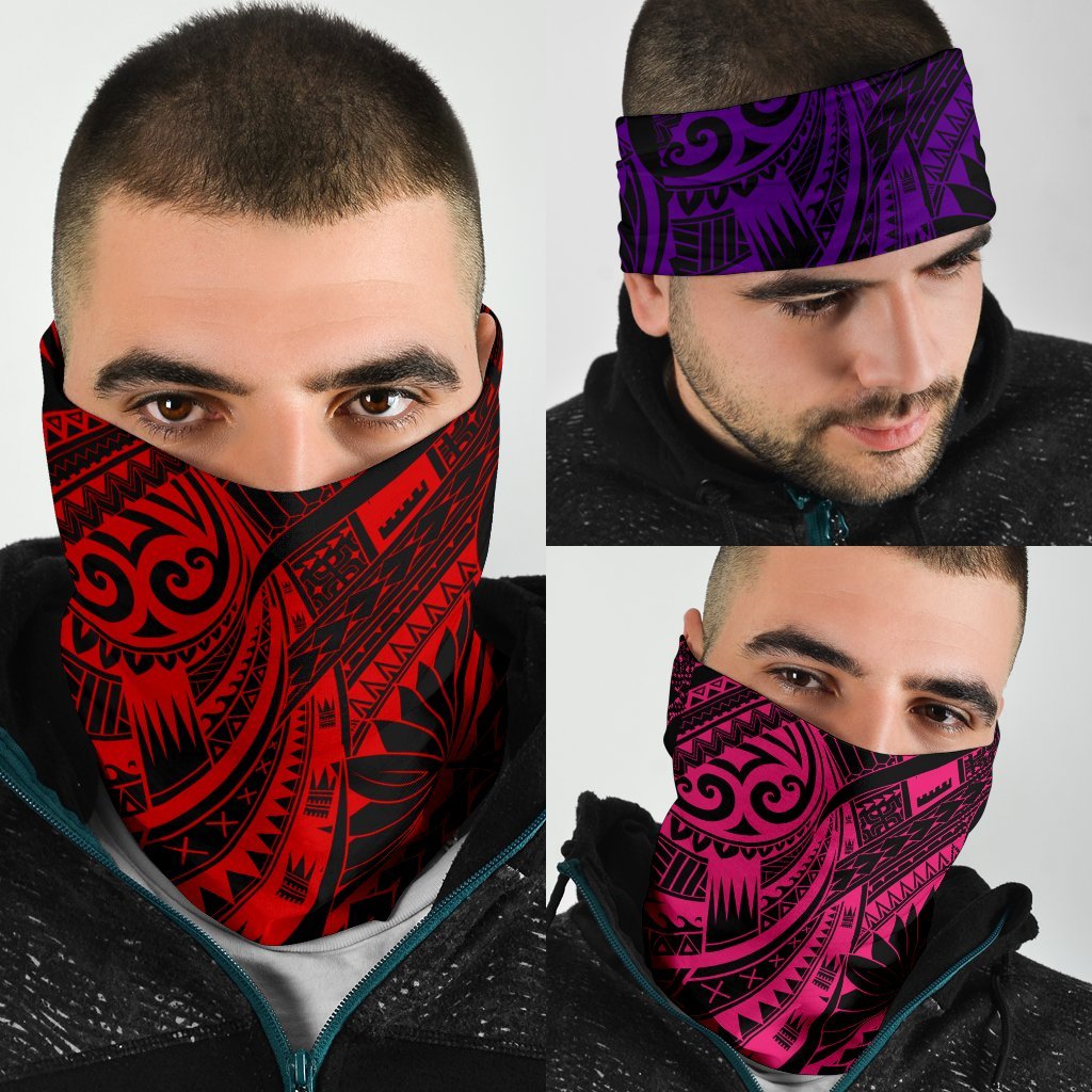 New Zealand Maori Polynesian Tattoo Bandana - Colorful - Vibe Hoodie Shop