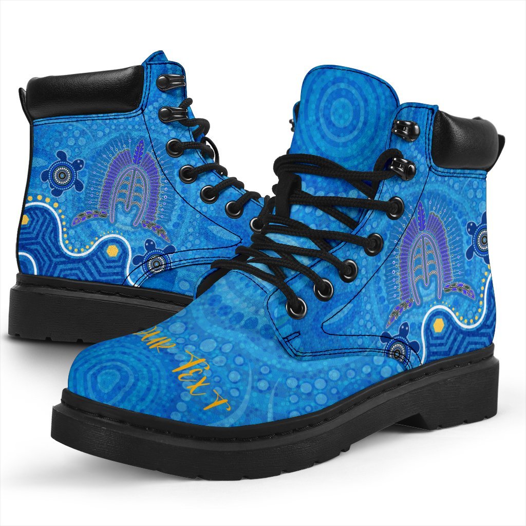 torres-strait-personalised-all-season-boots-dhari-and-turtle