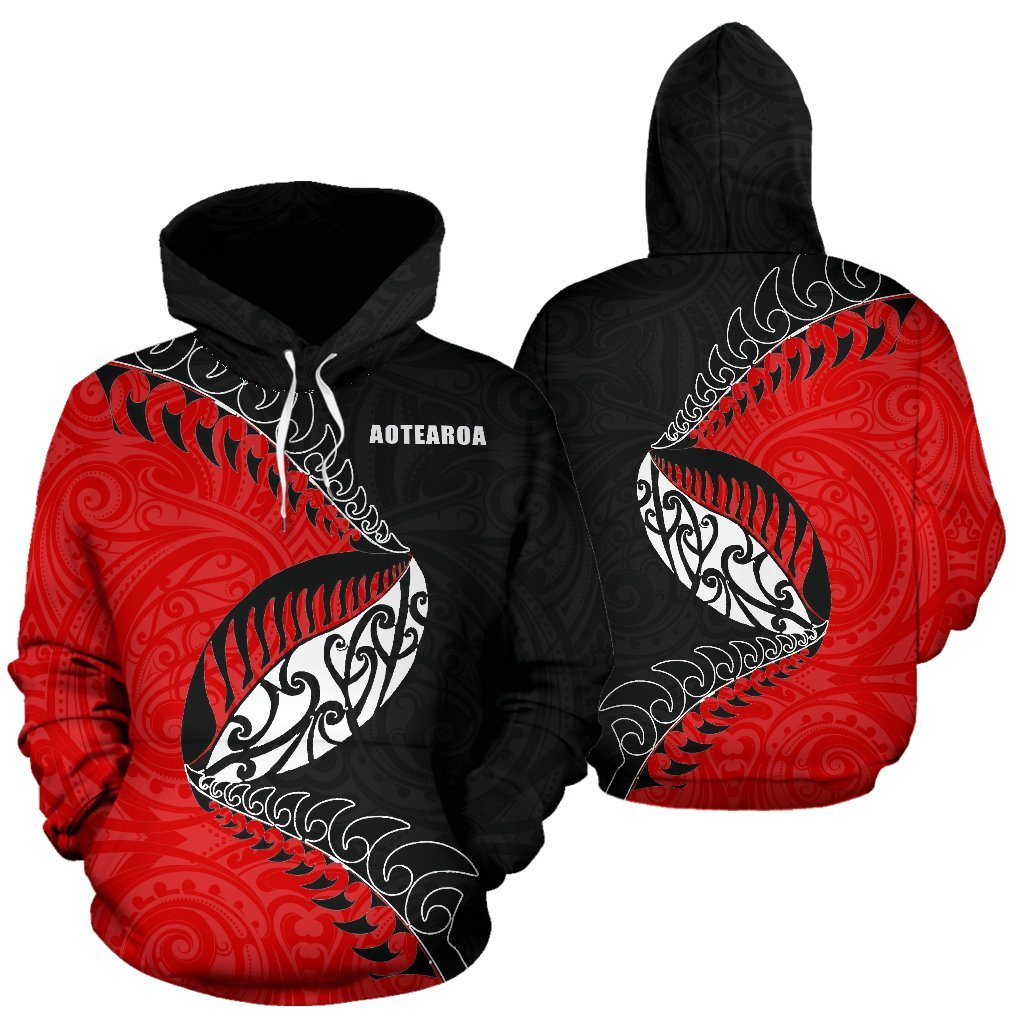 New Zealand Rugby Hoodie, Aotearoa Rugby Fern Hoodie - Vibe Hoodie Shop