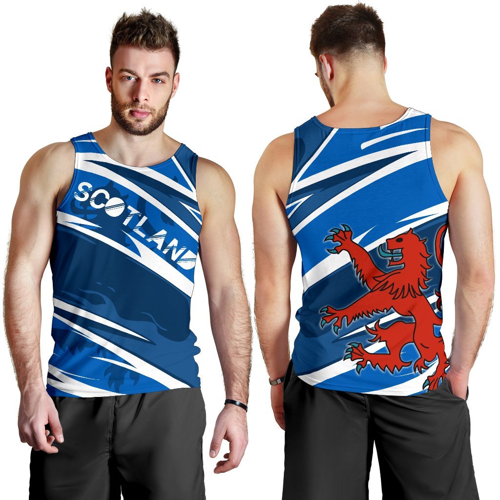 Scotland Lion Men's Tank Top - Lode Style - Vibe Hoodie Shop