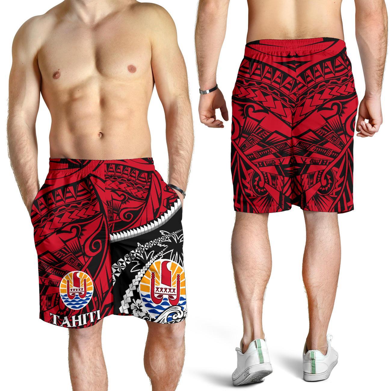 Tahiti French Polynesia Men Shorts - Road To Hometown - Vibe Hoodie Shop