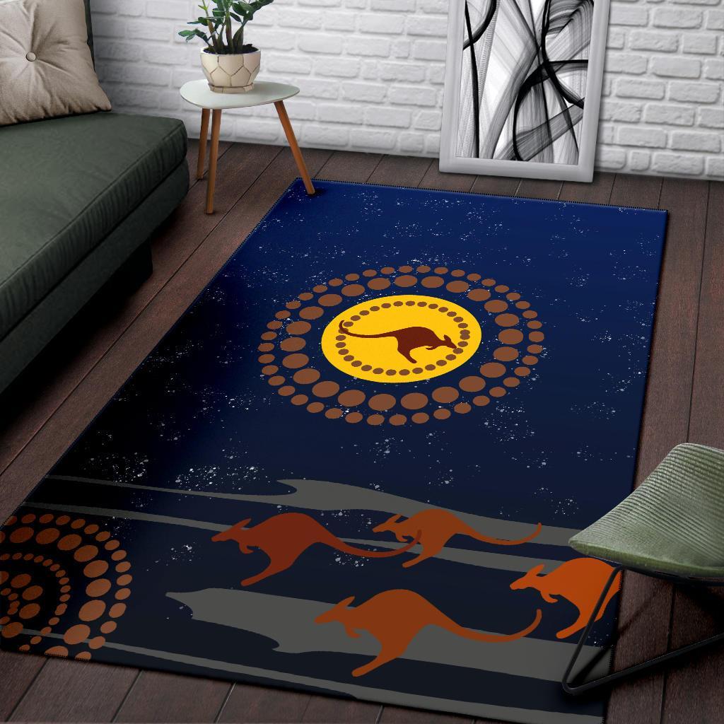 Area Rug - Kangaroo On The - Vibe Hoodie Shop