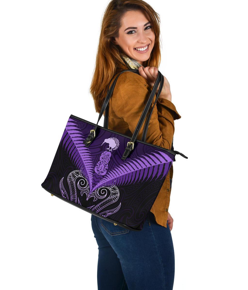 maori-manaia-new-zealand-large-leather-tote-purple