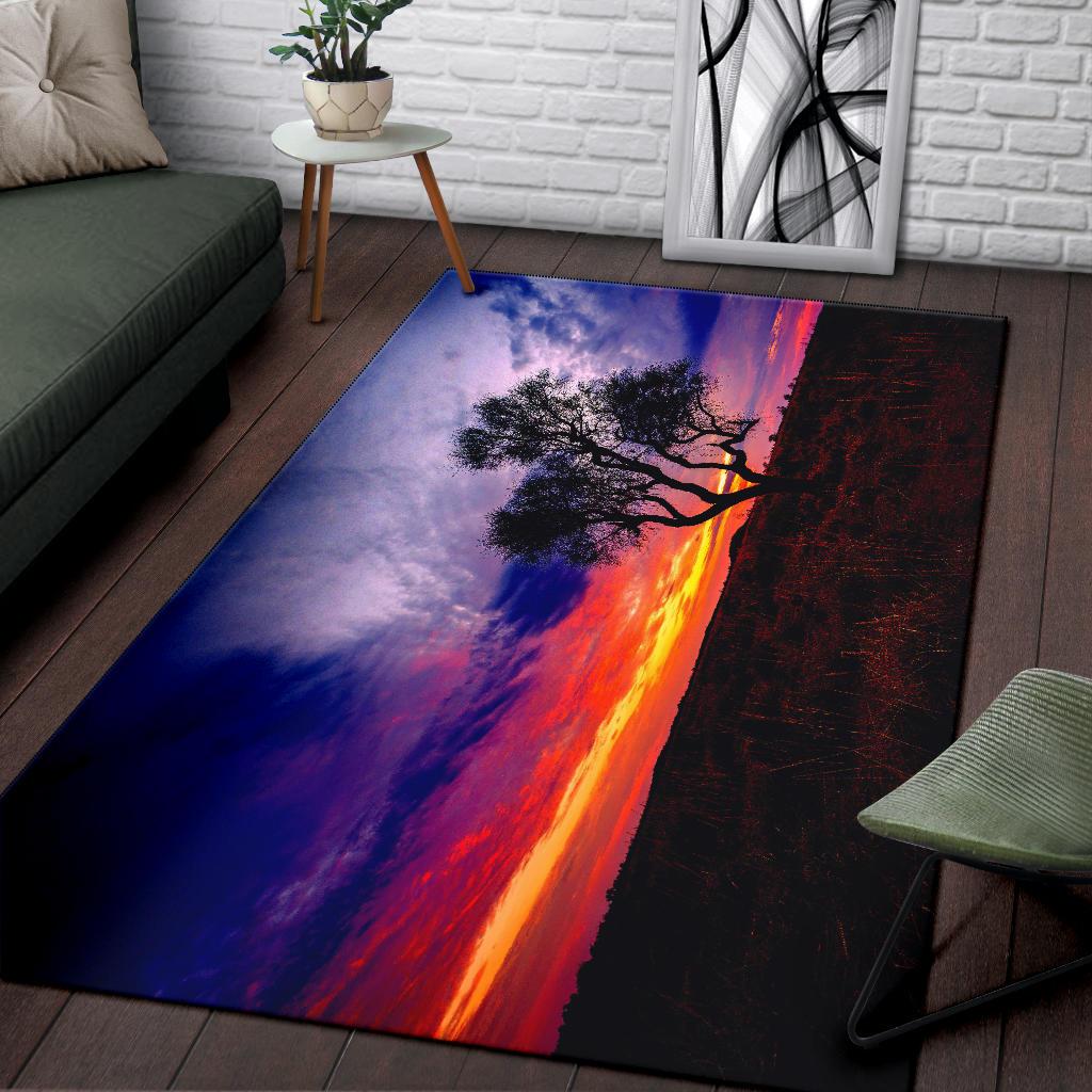 Area Rug - Australia Sky View, The Forest is Growing - Vibe Hoodie Shop