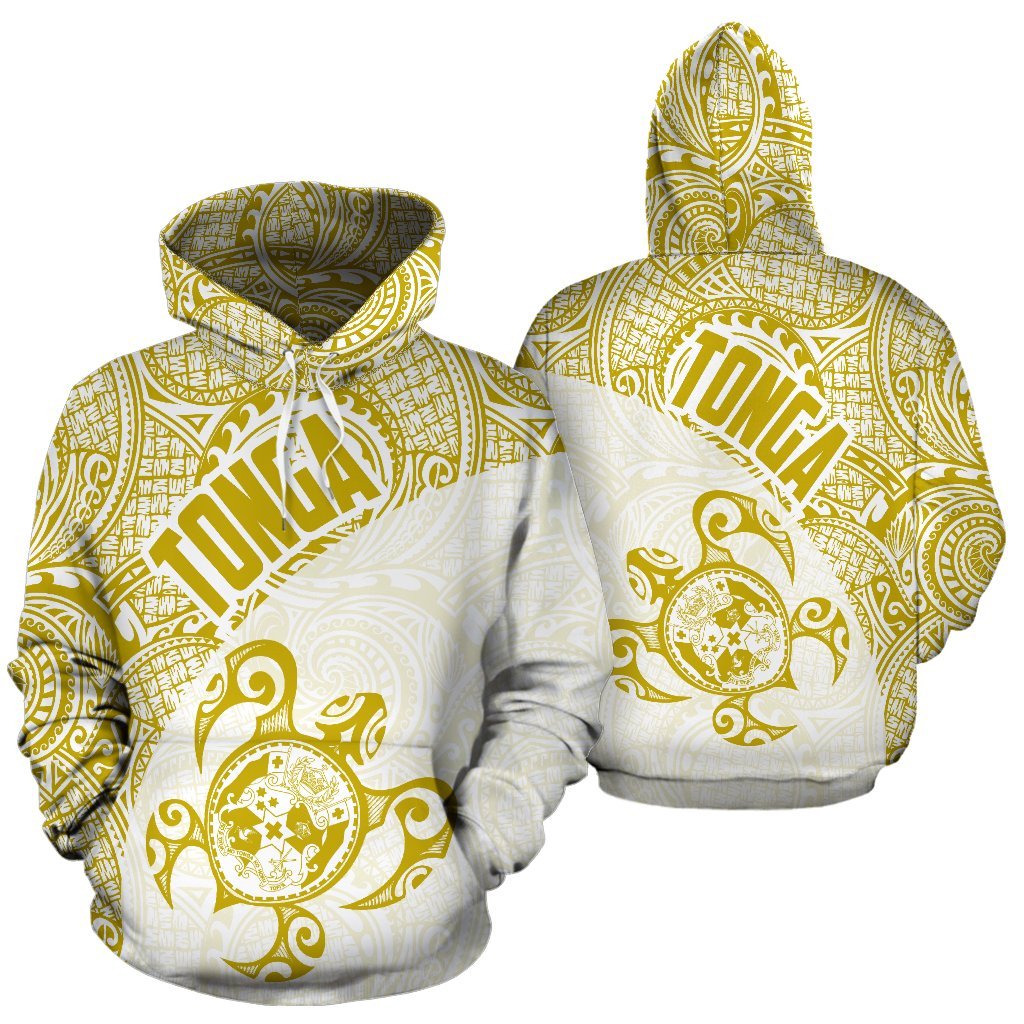 Hoodie Tonga Coat Of Arms Turtle Polynesian Pattern 07 - Vibe Hoodie Shop