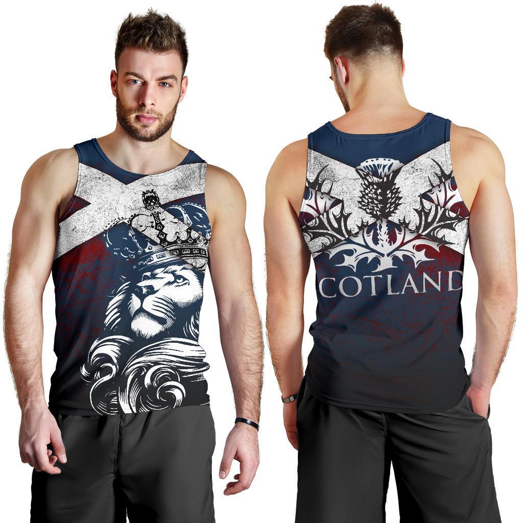 Lion Scotland Men Tank Top - Lord Style - Vibe Hoodie Shop