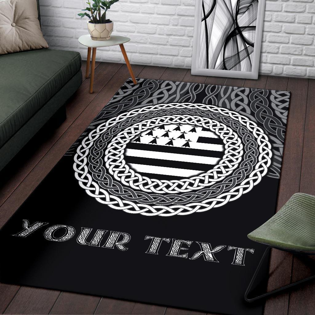 Brittany Celtic Personalised Area Rug - Celtic Pride - Vibe Hoodie Shop