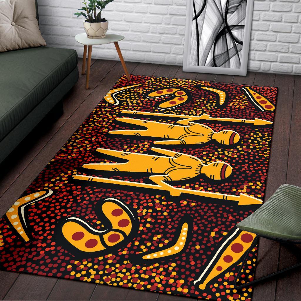 Aboriginal Area Rug - Indigenous People - Vibe Hoodie Shop