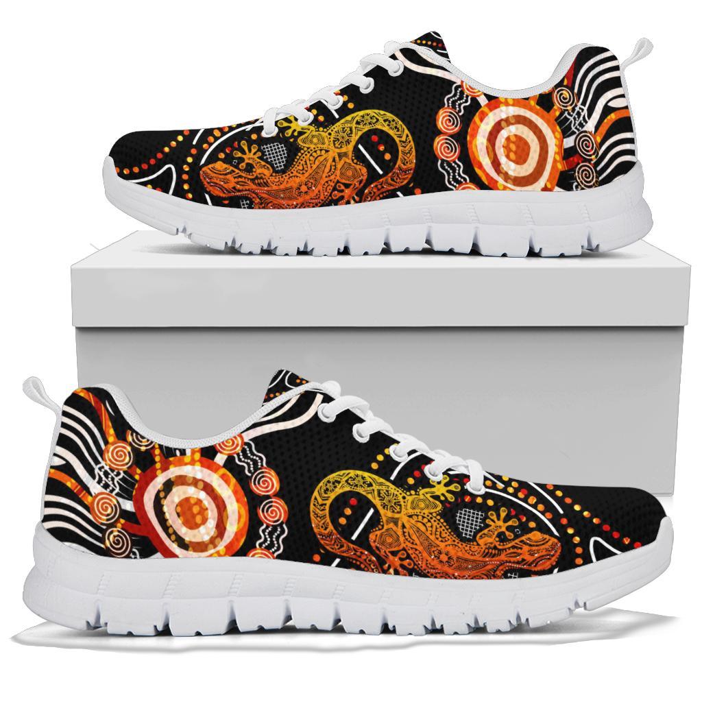 Aboriginal Sneakers - Lizard Sunshine - Vibe Hoodie Shop