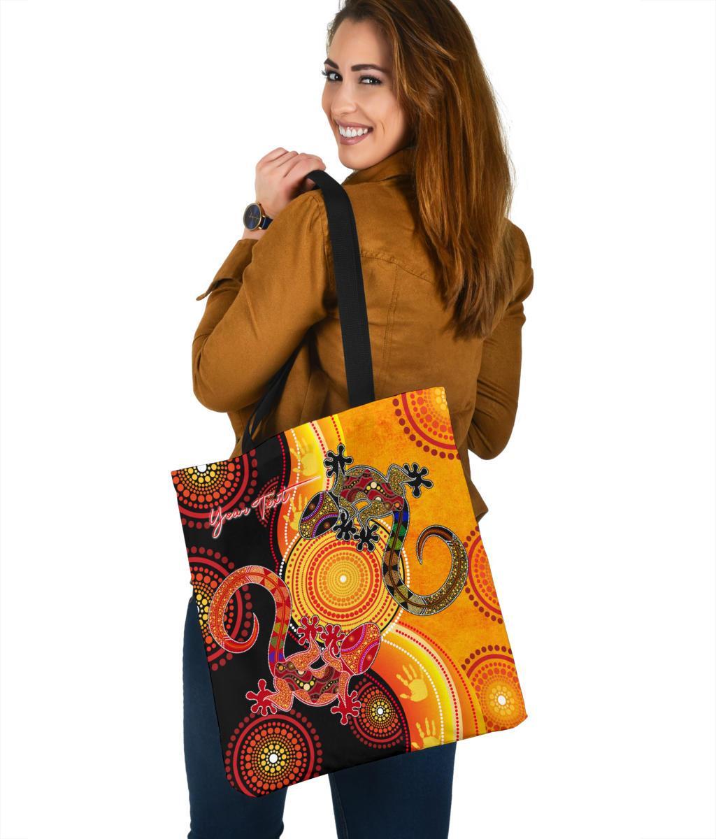 aboriginal-personalised-tote-bags-couple-aboriginal-lizards