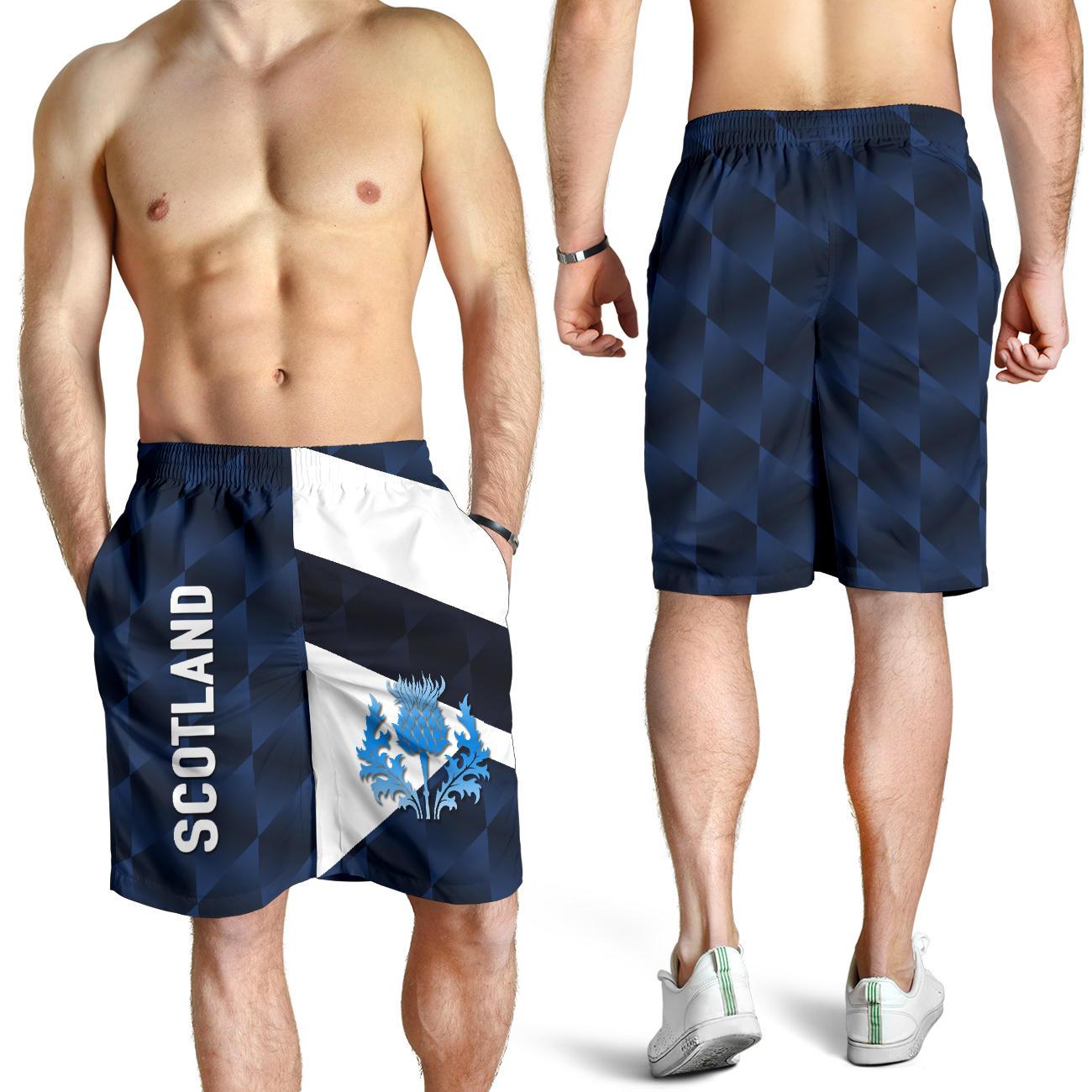 Scotland Rugby Men Shorts Sporty Style - Vibe Hoodie Shop