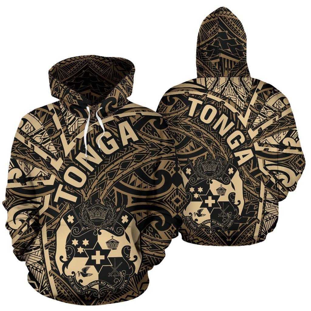 Hoodie Tonga Polynesia - Tornado Style Gold - Vibe Hoodie Shop