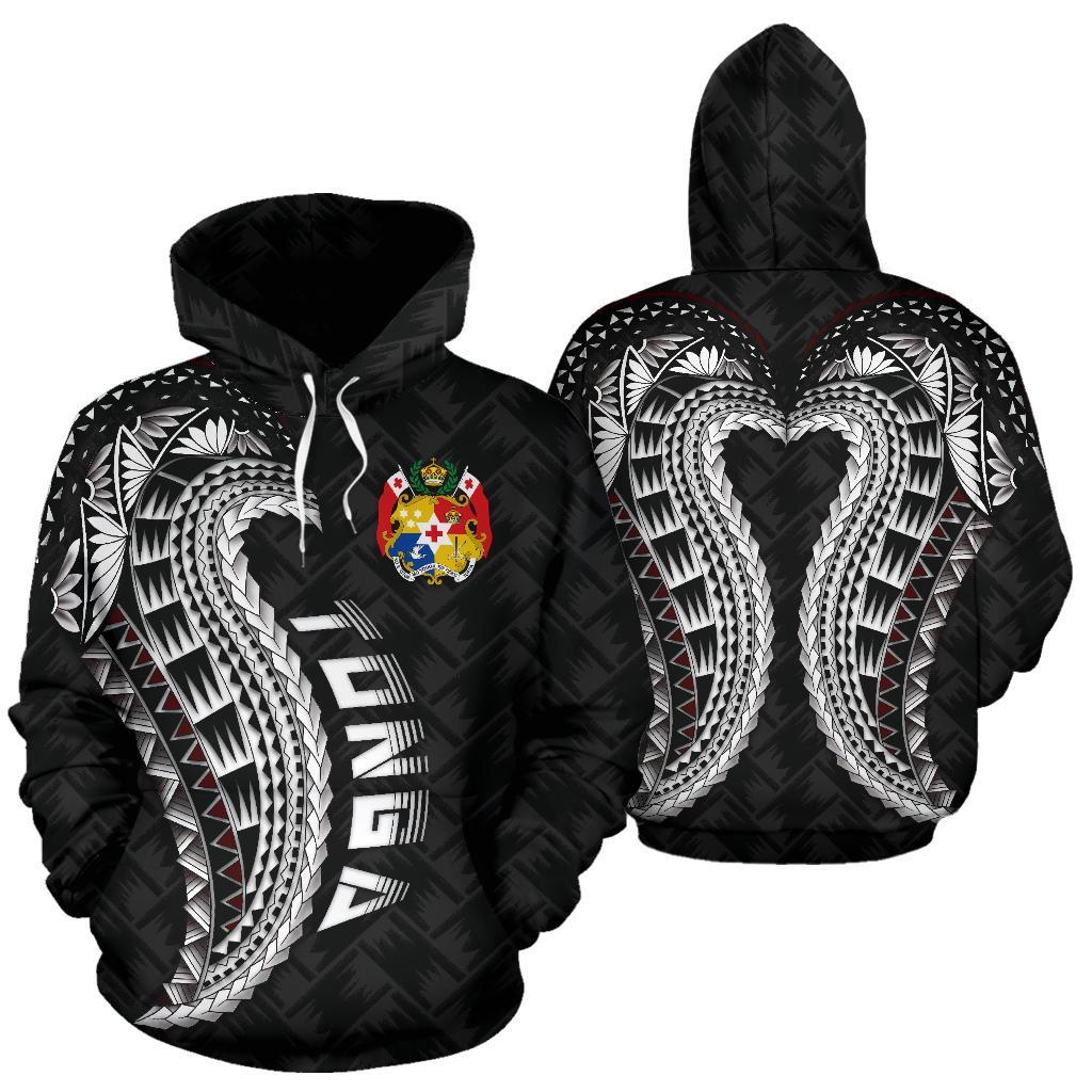 Hoodie Tonga, Tonga Tattoo Polynesian Wings Style - Vibe Hoodie Shop