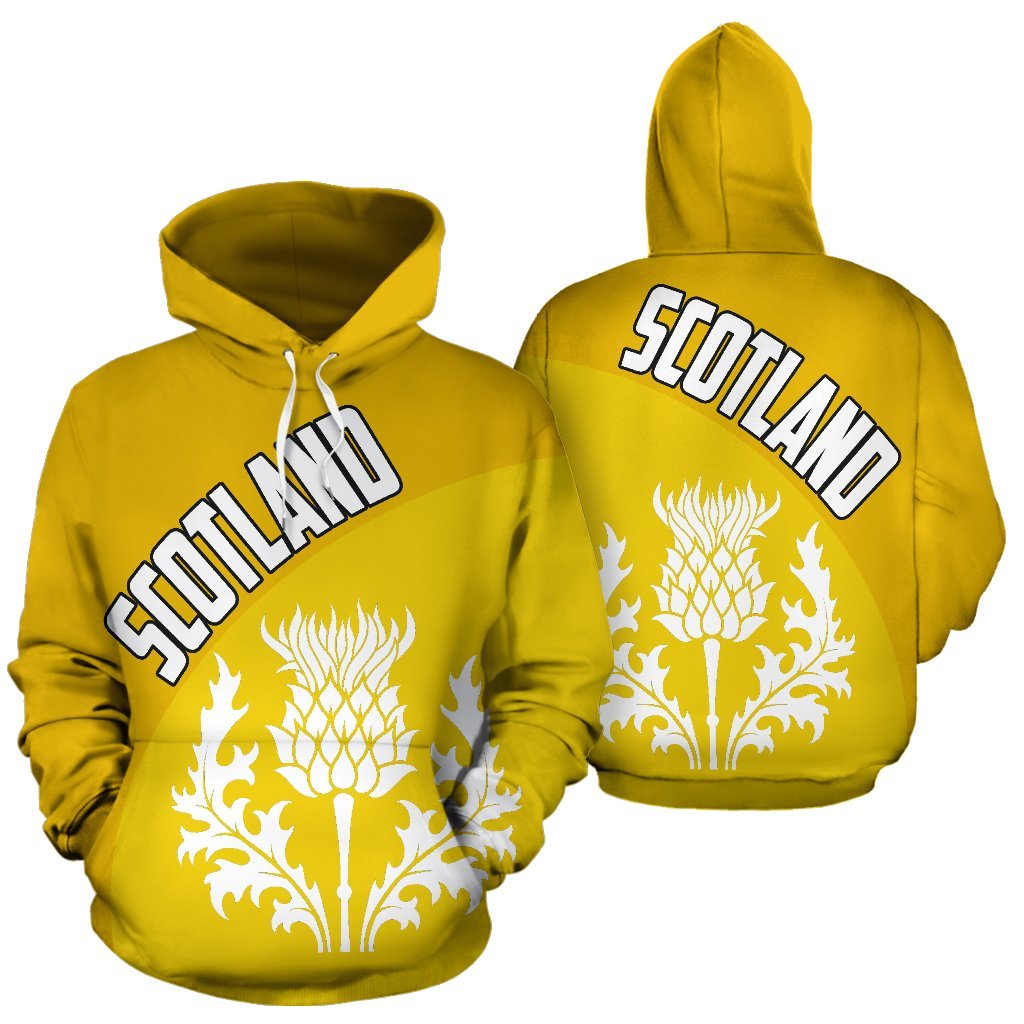 Scotland Hoodie Wave Yellow - Vibe Hoodie Shop