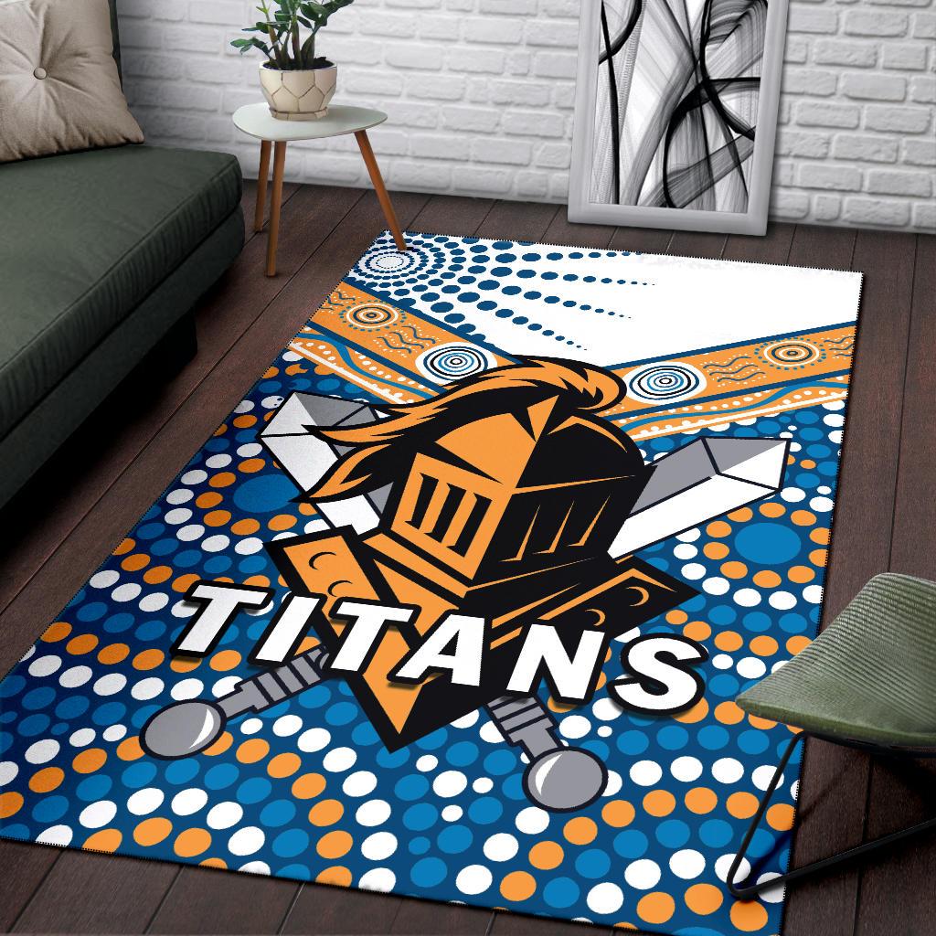 Titans Knight Area Rug Gold Coast - Vibe Hoodie Shop