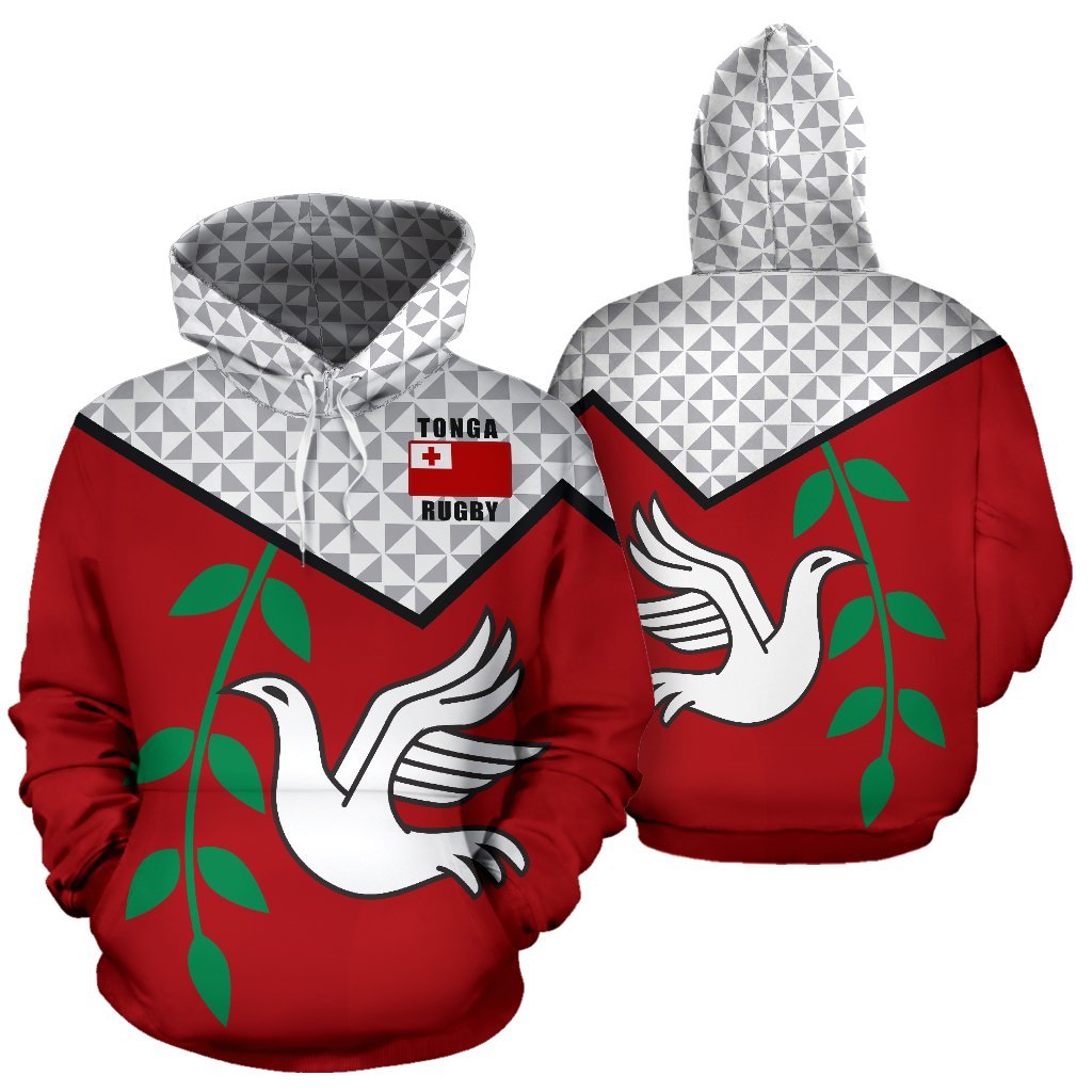 Tonga Rugby All Over Hoodie - Vibe Hoodie Shop