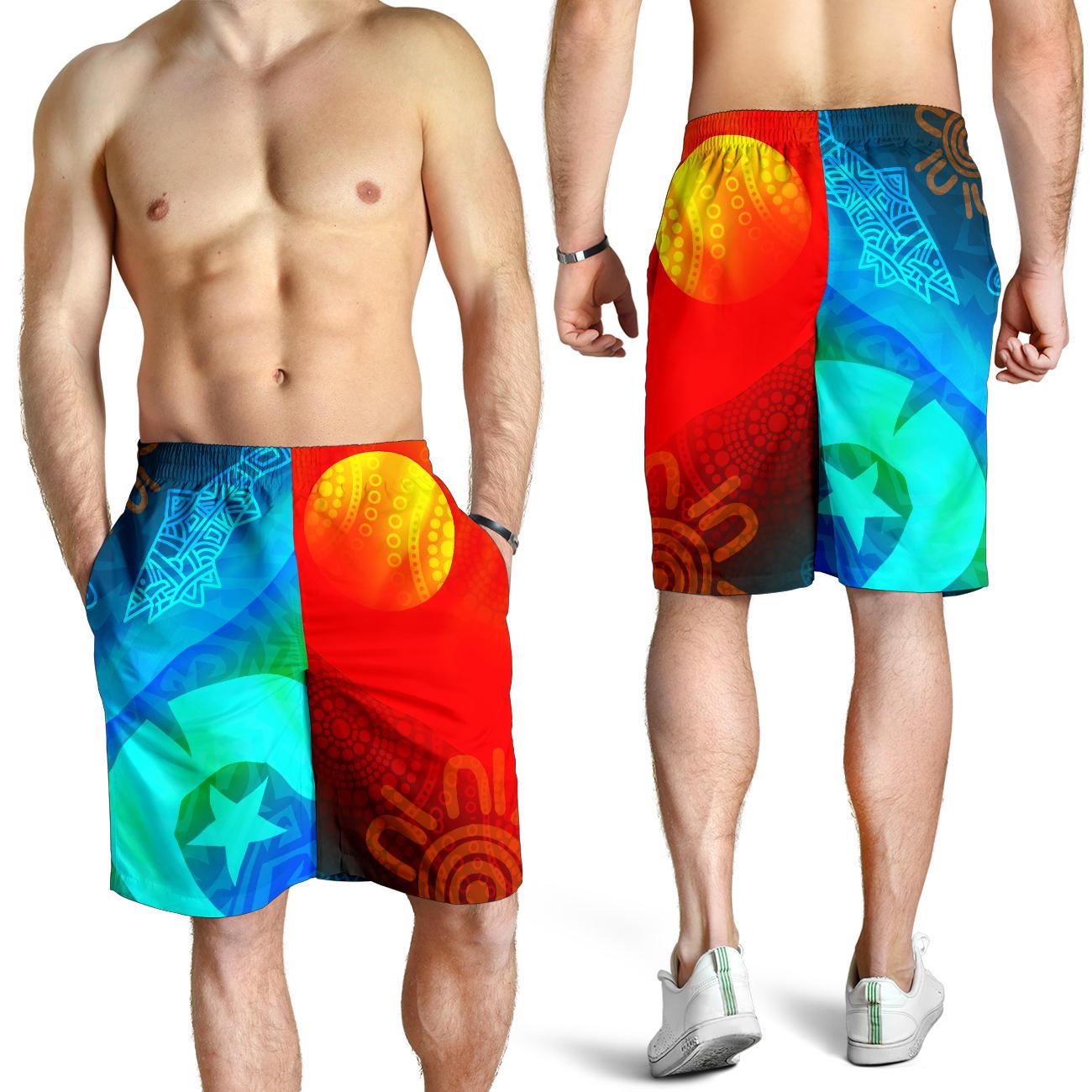 NAIDOC Men's Shorts - Proud To Be - Vibe Hoodie Shop