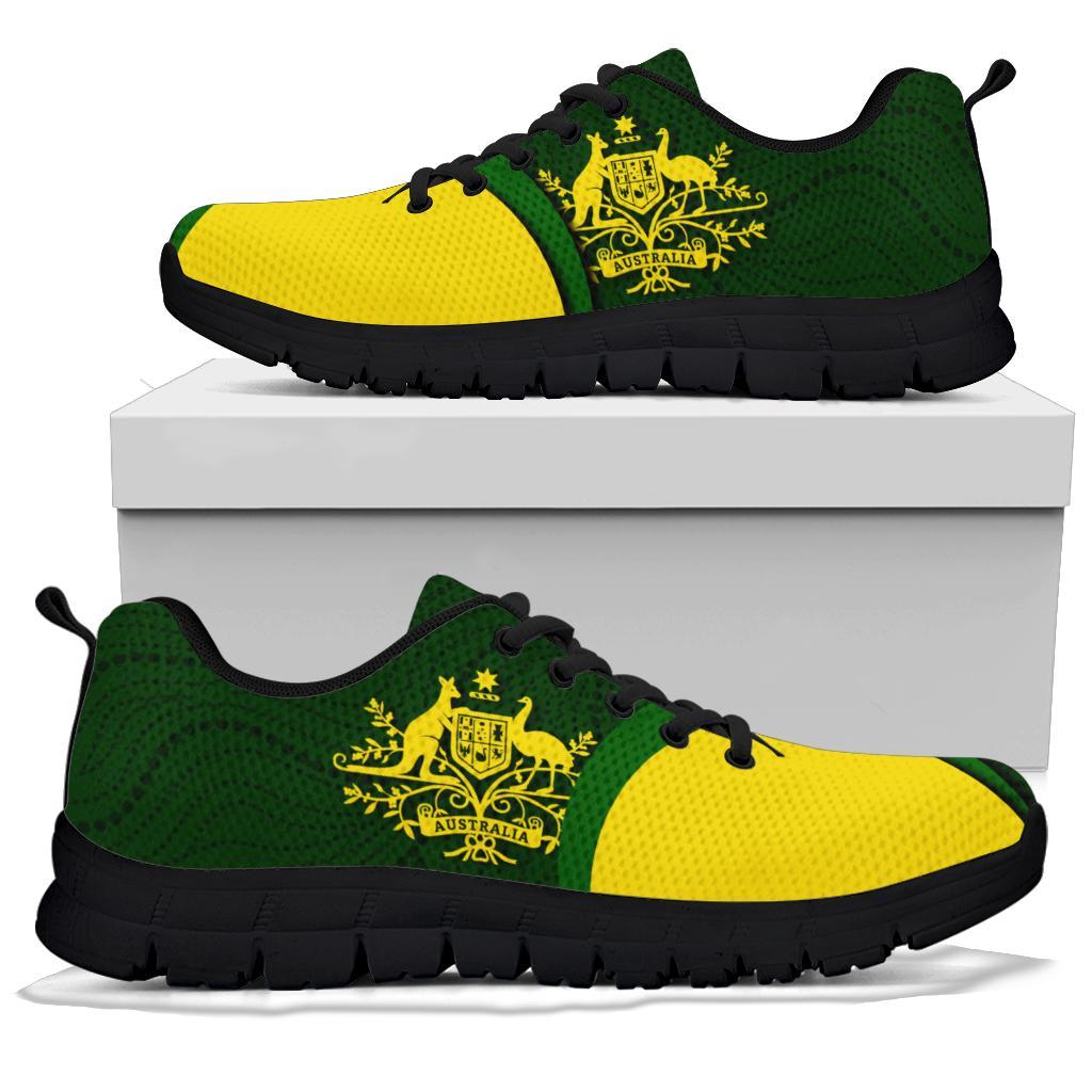 Sneakers - Australia Coat of Arms Shoes National Colors - Unisex - Vibe Hoodie Shop