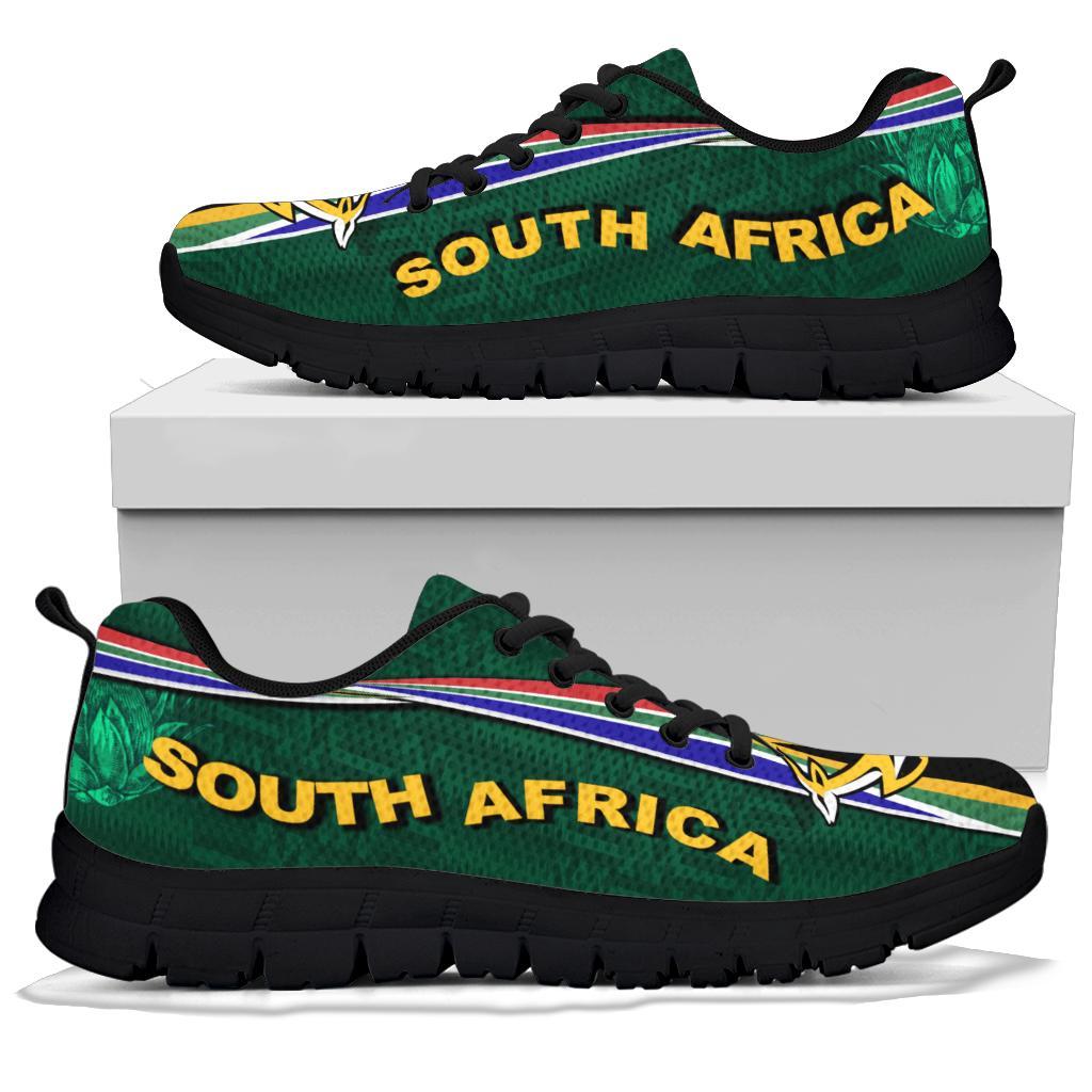 South Africa Sneakers Springboks Rugby Be Unique - Green - Vibe Hoodie Shop