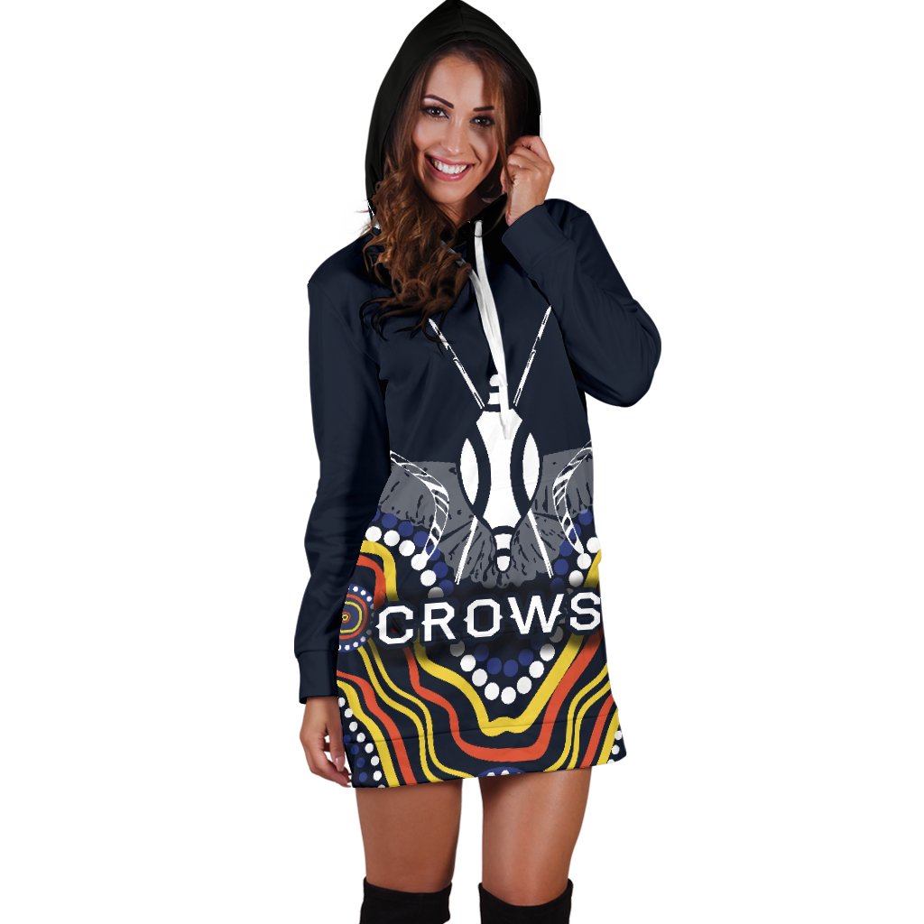 Adelaide Women Hoodie Dress Special Crows - Vibe Hoodie Shop