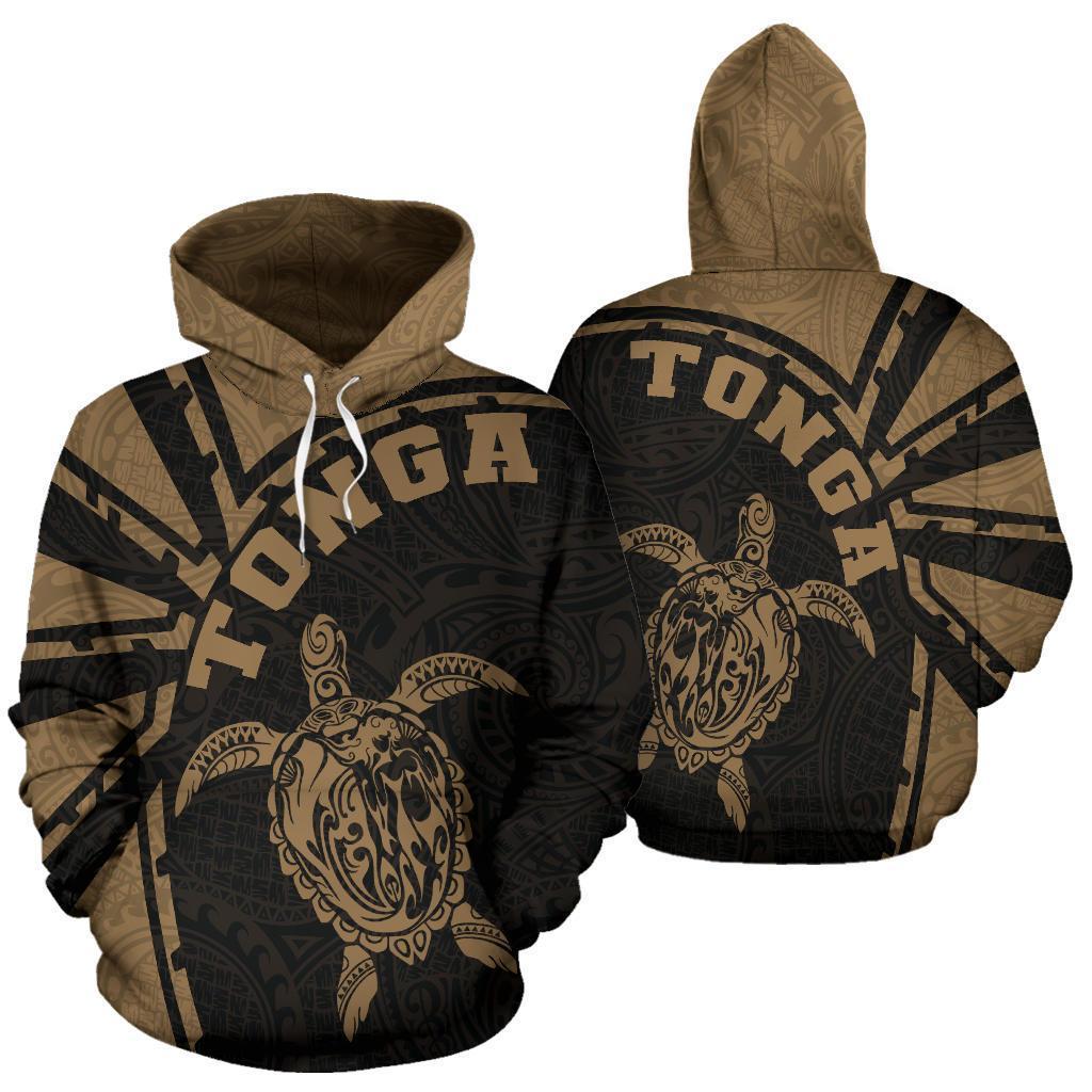 Tonga Hoodie Turtle (Gold) - Vibe Hoodie Shop