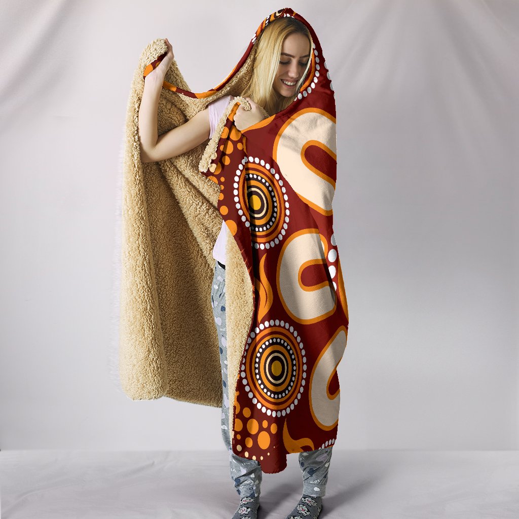 aboriginal-hooded-blanket-circle-flowers-patterns-ver02