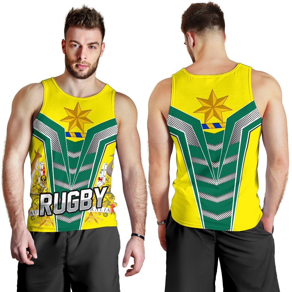 Men's Tank Top - The Rugby Championship - Rugby Australia - Vibe Hoodie Shop