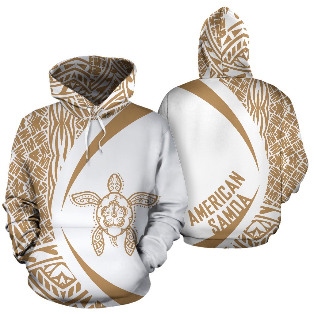 American Samoa Turtle Polynesian Hoodie - Circle Style 05 - Vibe Hoodie Shop