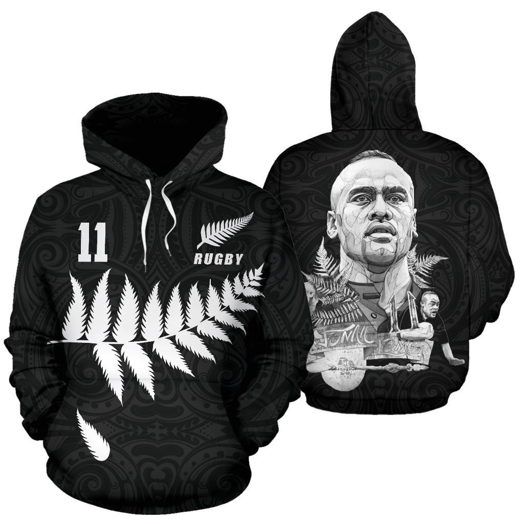 New Zealand Hoodie, Legend Of Rugby Pullover Hoodie - Vibe Hoodie Shop