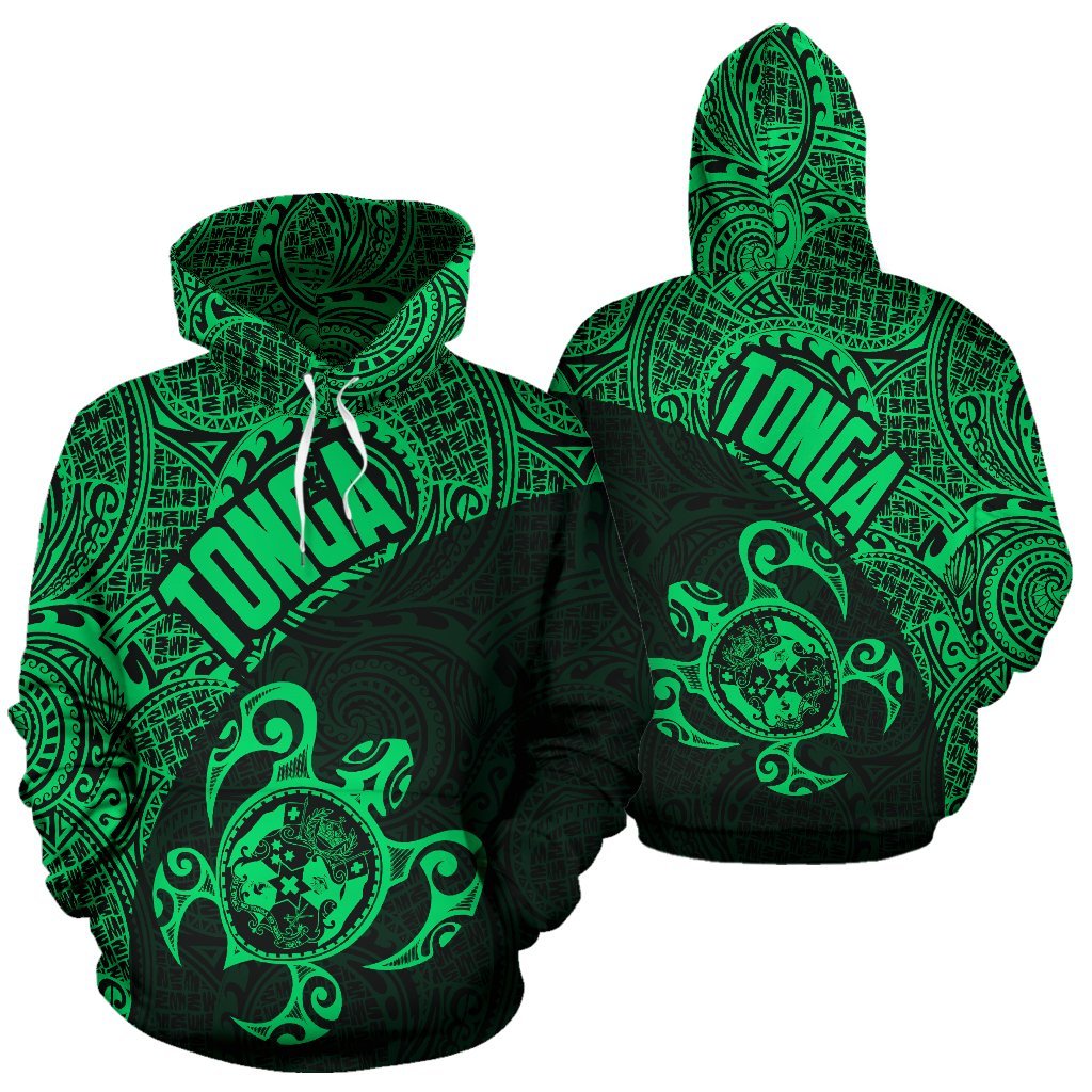 Hoodie Tonga Coat Of Arms Turtle Polynesian Pattern 04 - Vibe Hoodie Shop