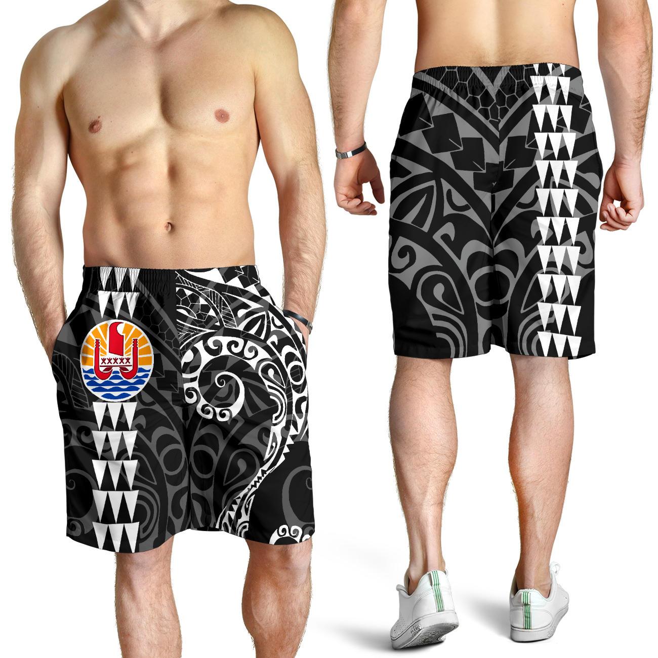 Tahiti Polynesian Men's Short 07 - Vibe Hoodie Shop