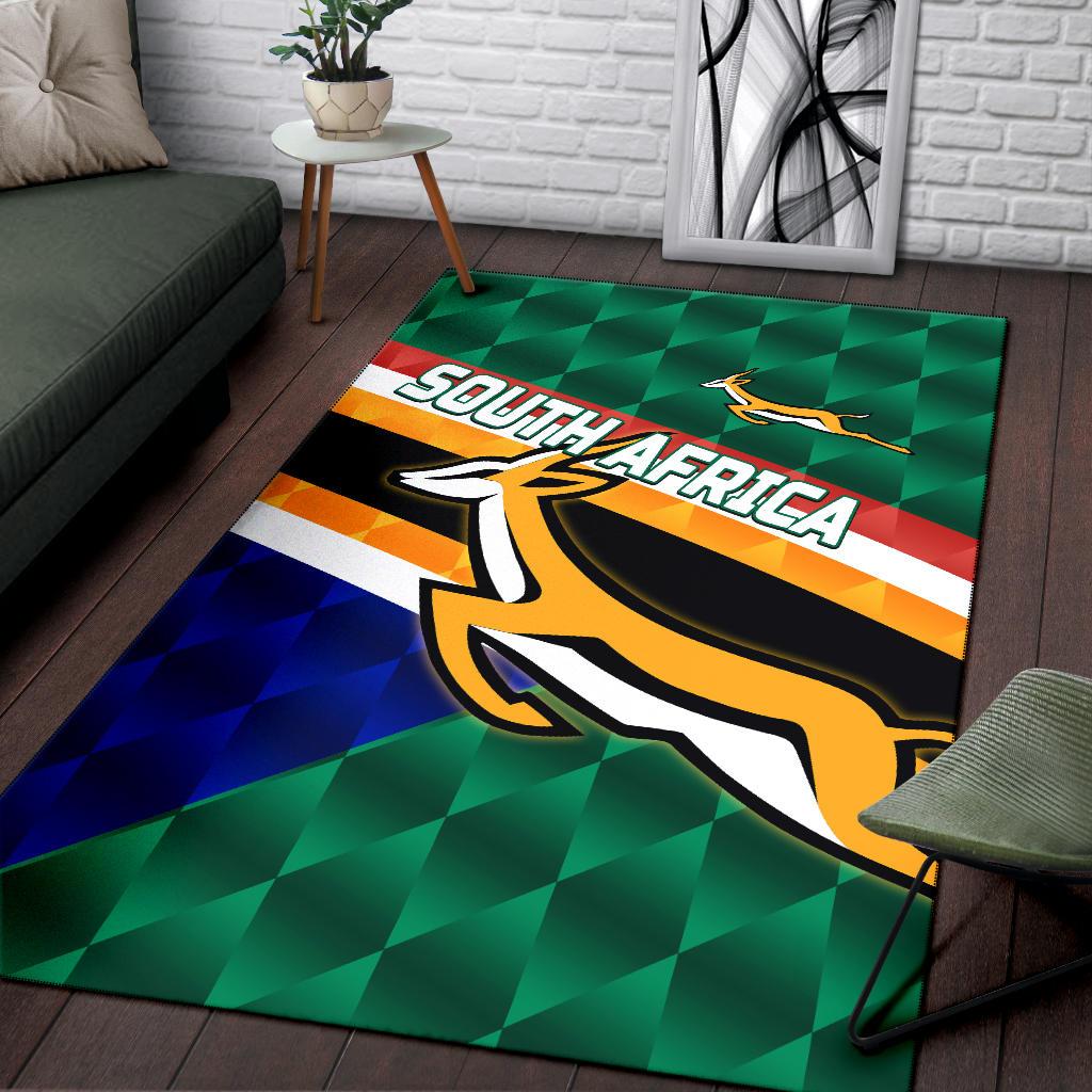 South Africa Area Rug Springboks Rugby Sporty Style - Vibe Hoodie Shop