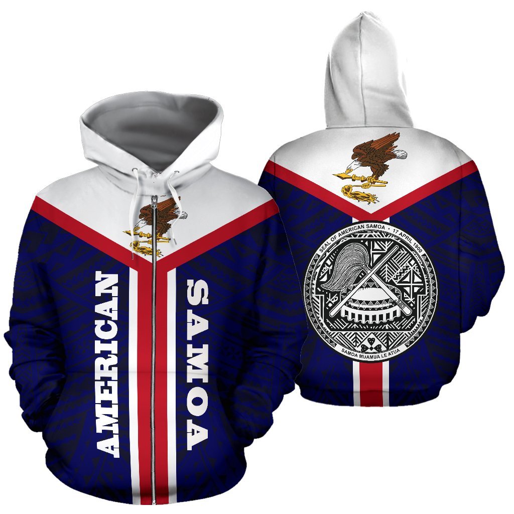 American Samoa Is My Homeland Zip Hoodie - Vibe Hoodie Shop