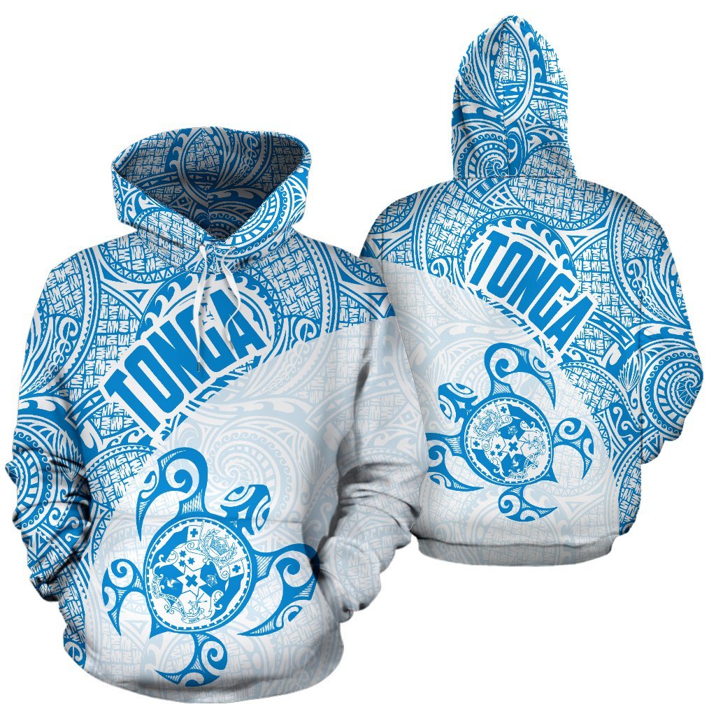 Hoodie Tonga Coat Of Arms Turtle Polynesian Pattern 09 - Vibe Hoodie Shop