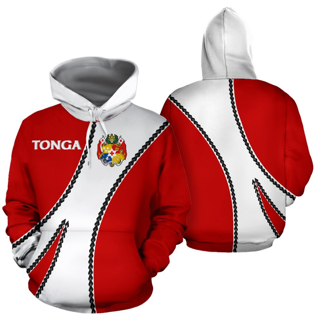 Tonga Hoodie Coat Of Arms - Sports Style - Vibe Hoodie Shop