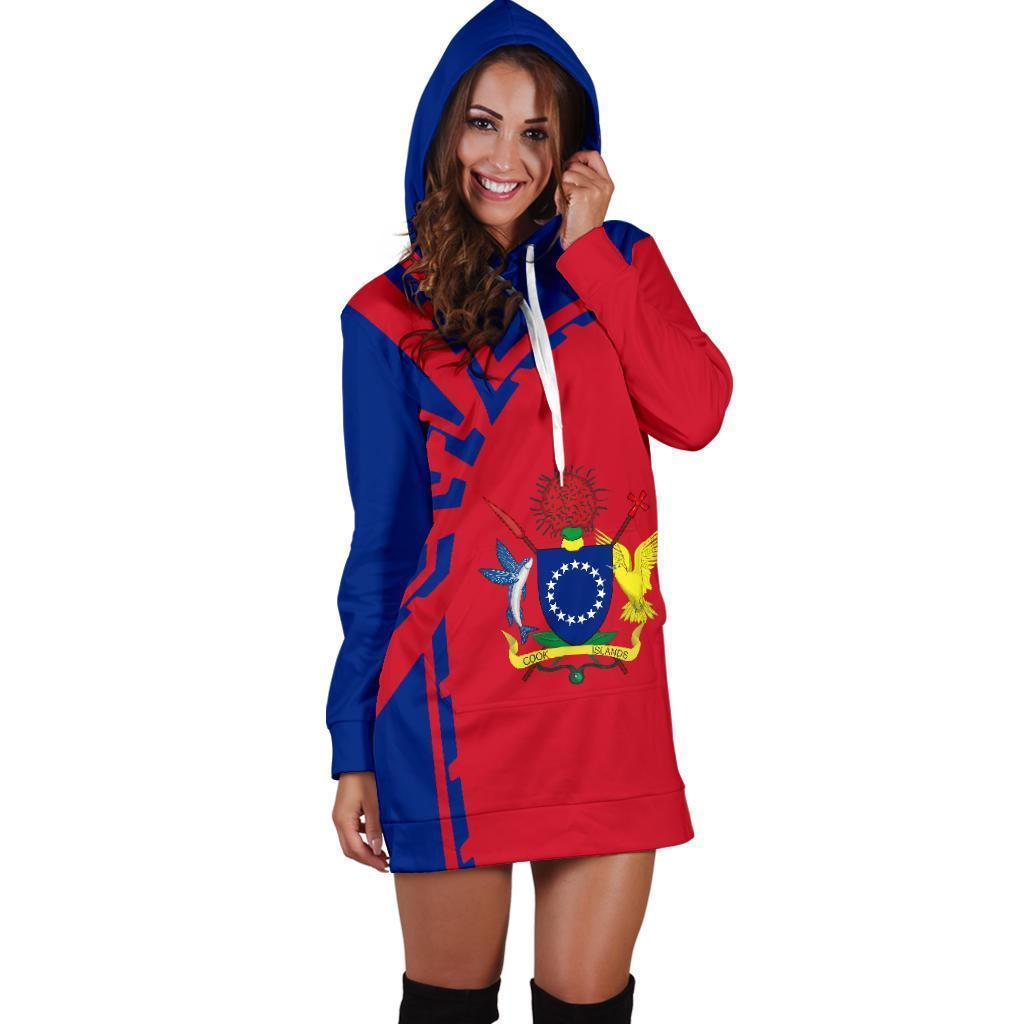 Cook Islands Hoodie Dress Premium Style - Vibe Hoodie Shop