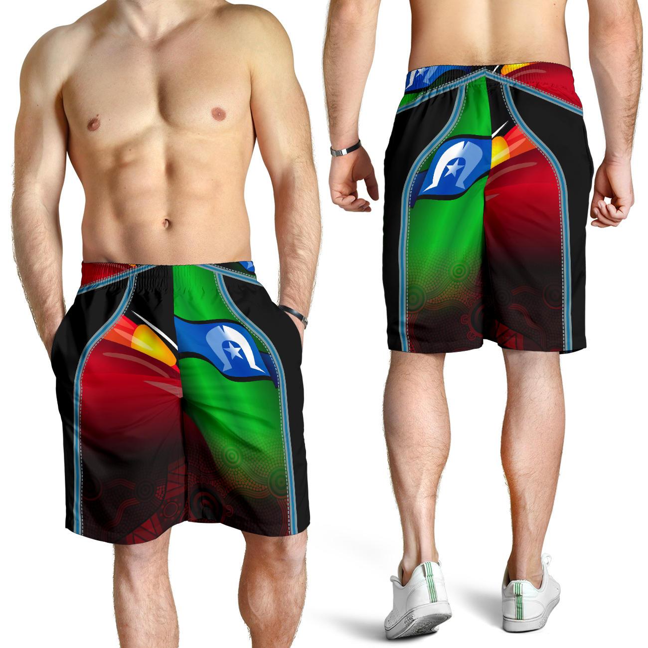 Aboriginal Men's Shorts, NAIDOC Week - Vibe Hoodie Shop