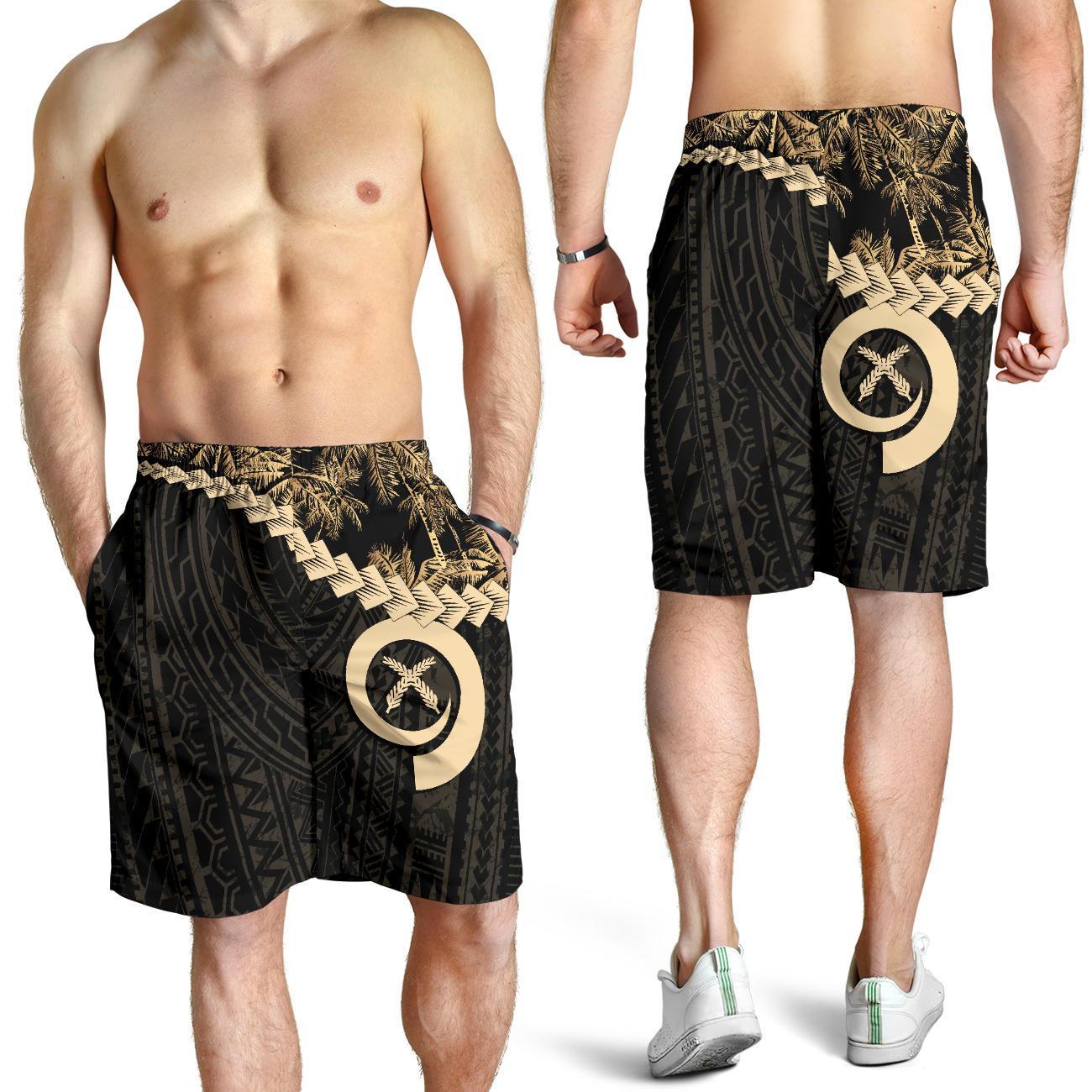 Vanuatu Men's Shorts Golden Coconut - Vibe Hoodie Shop