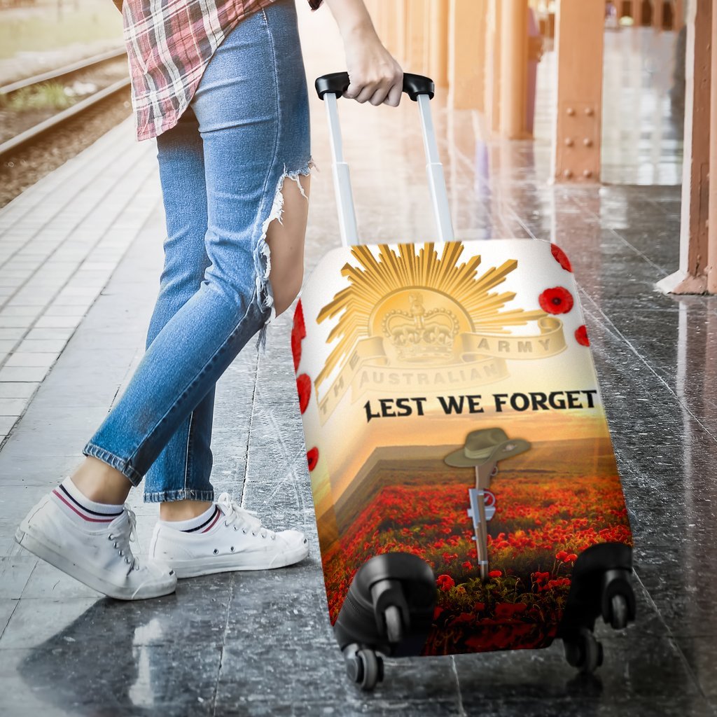 ANZAC Day 2021 Luggage Covers - We Will Remember Them - Vibe Hoodie Shop