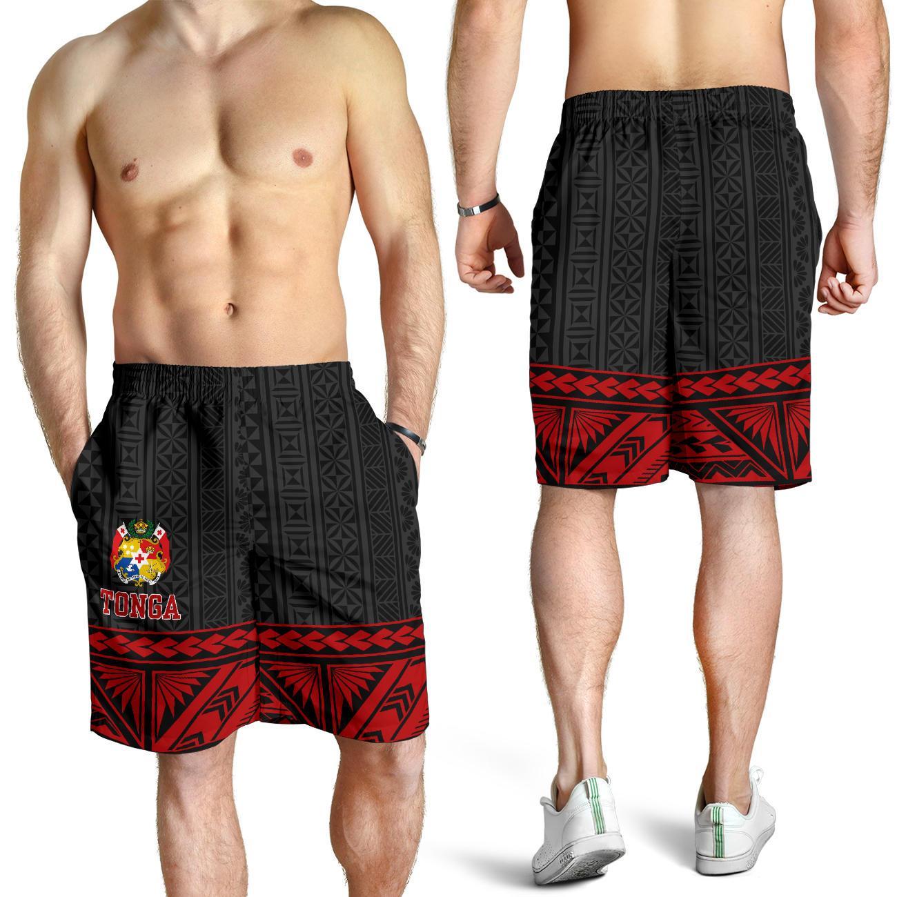 Tonga Rising Men Short (Red) - Vibe Hoodie Shop