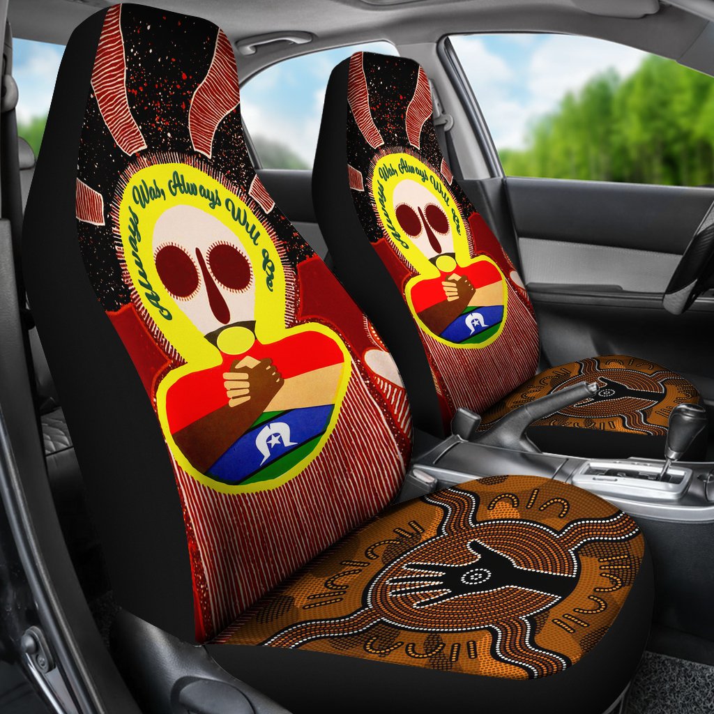 Aboriginal and Torres Strait Islanders Car Seat Covers - NAIDOC Style - Vibe Hoodie Shop