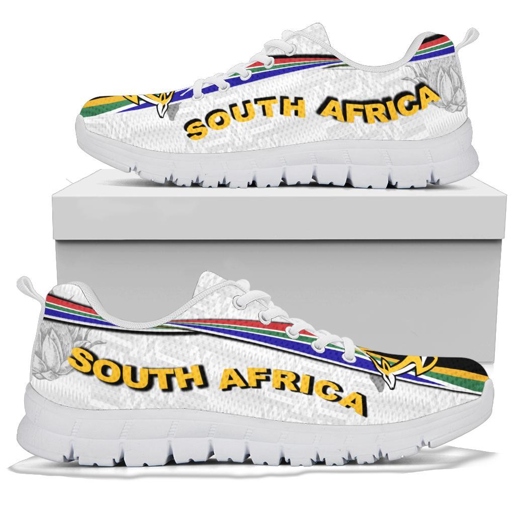 South Africa Sneakers Springboks Rugby Be Unique - White - Vibe Hoodie Shop