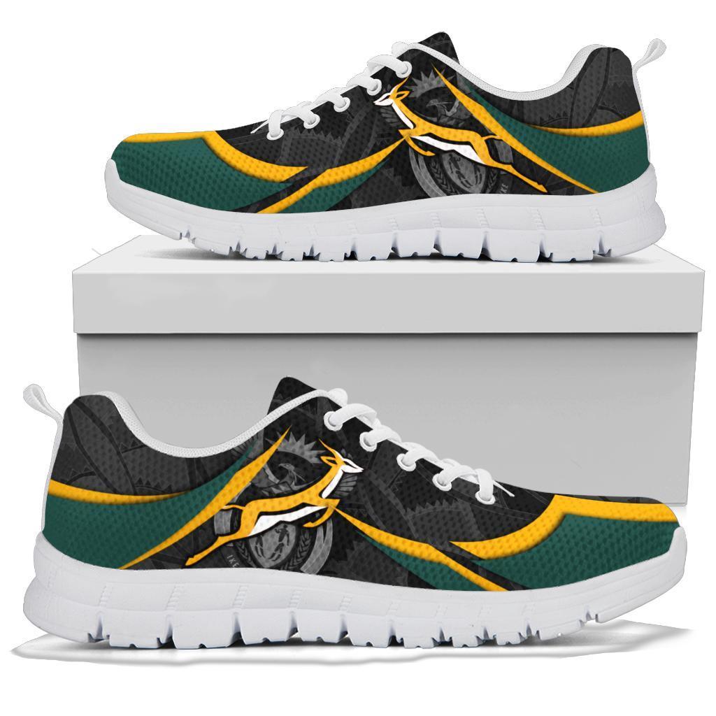 South Africa Sneakers - South African Spirit (Yellow) - Vibe Hoodie Shop