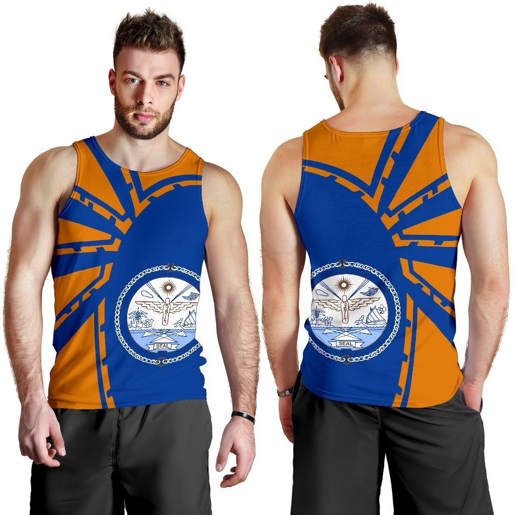 Marshall Islands Tank Top For Men Premium Style - Vibe Hoodie Shop