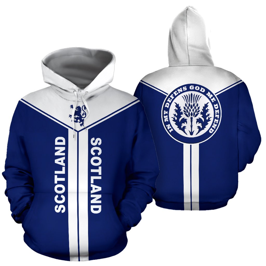 Scotland Rising Pullover Hoodie - Vibe Hoodie Shop